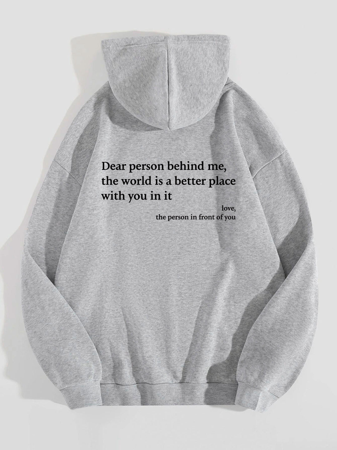 Ladies Oversized Hoodie with Chic Inspiring Writing