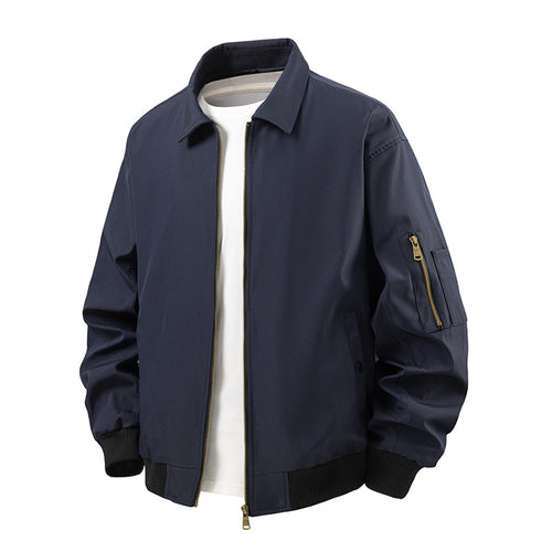 Sporty bomber jacket for men with practical zip pockets Amarae