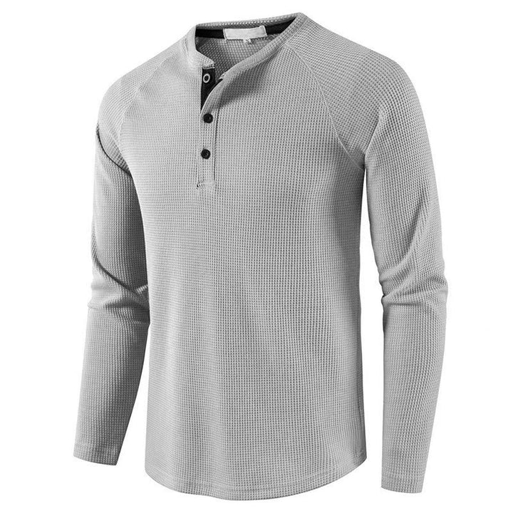 Men's long sleeve shirt with elegant button placket and structured design Lune London