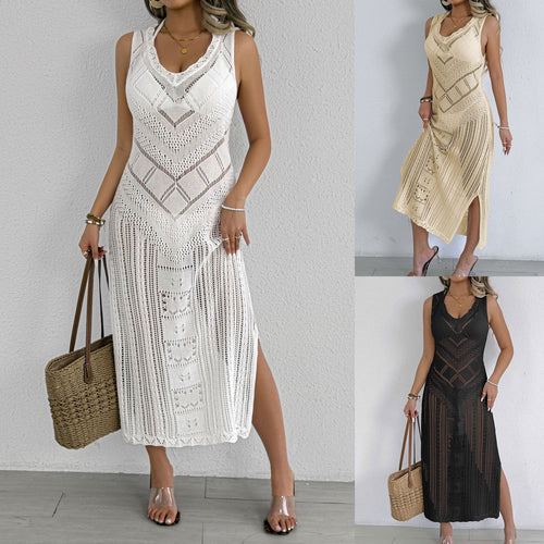 Amarae Women's Crochet Maxi Dress