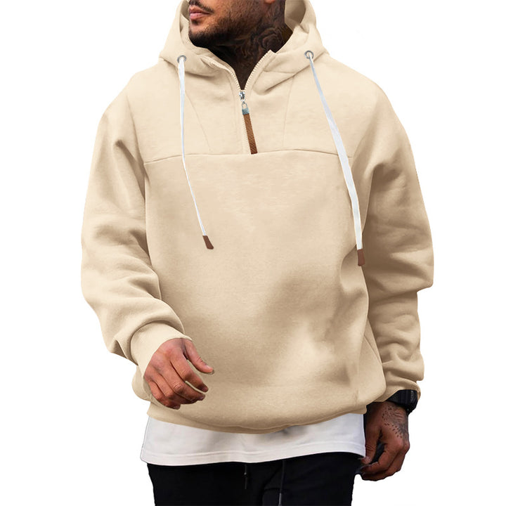 Men's Hoodie Sport with Innovative Zipper Design Lune London
