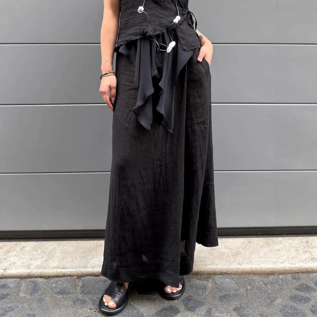 Wide linen pants for women Lune London