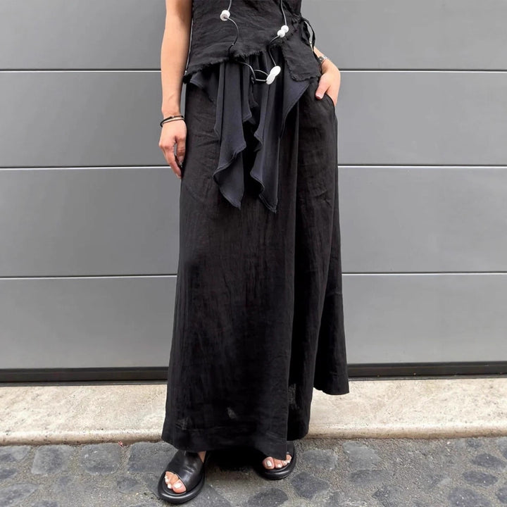 Wide linen pants for women Lune London