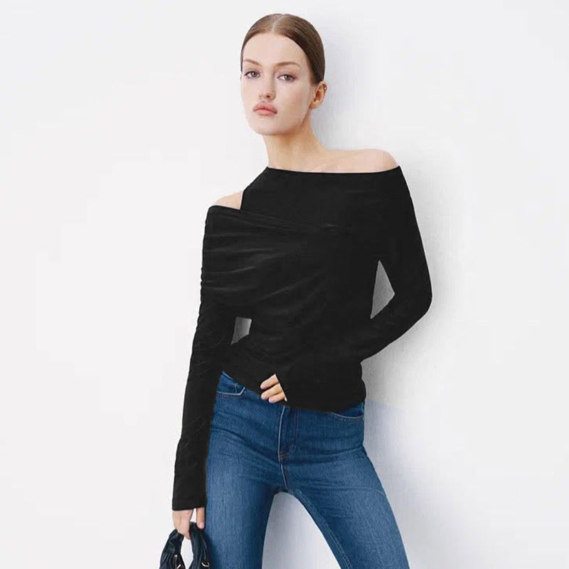 Women Long Sleeve Off-Shoulder Amarae