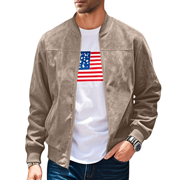 Men's bomber jacket with modern fit and practical pockets Lune London