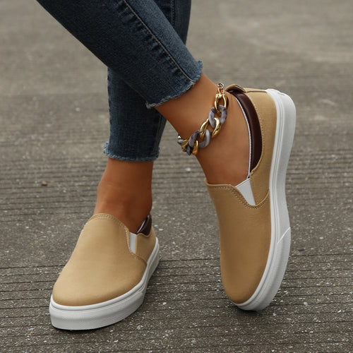 Women’s slip-on leisure shoes with elastic access and a non-slip sole Amarae
