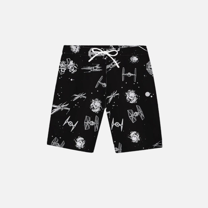 Men's Graphic Psychedelic Print Swimwear Lune London