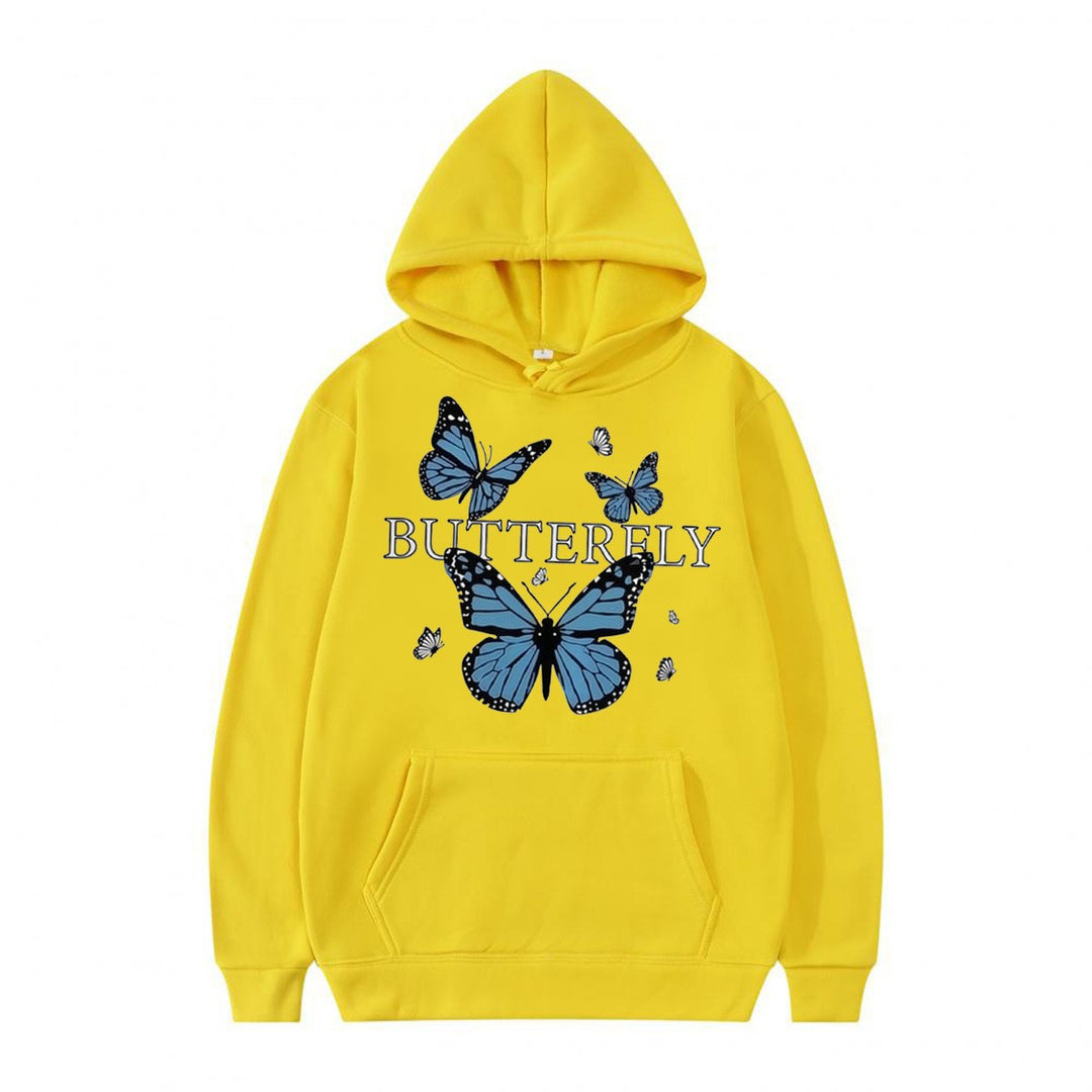Women's hoodie with butterfly motif Chic & Stil