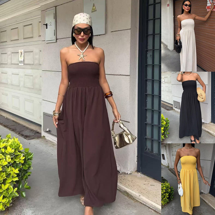 Lune London off-shoulder maxi dress for ladies