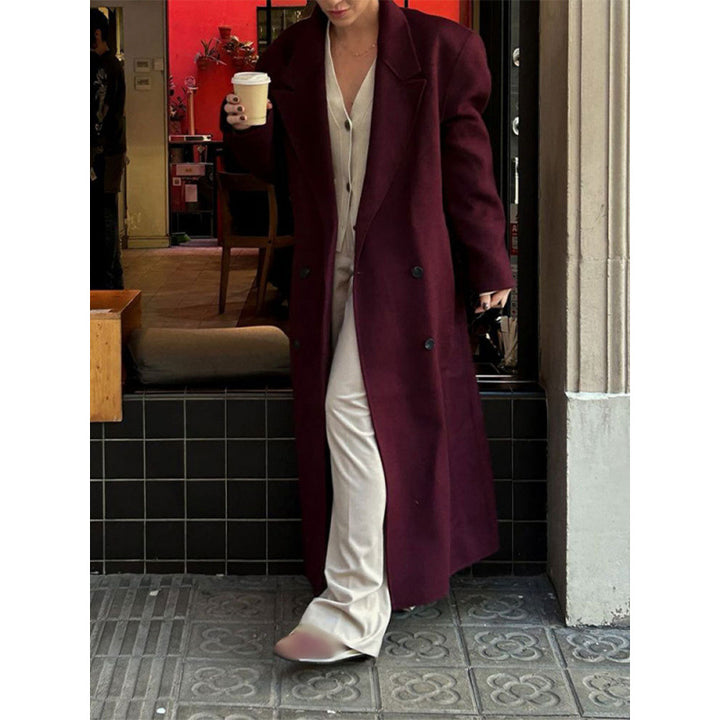 Elegant double trench coat for women in loose fit Lune London