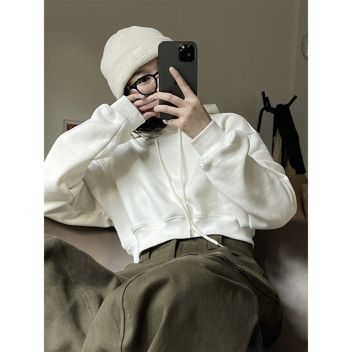 Ladies extra-wide high-waisted palazzo pants in baggy style with wide leg and deep crotch Amarae