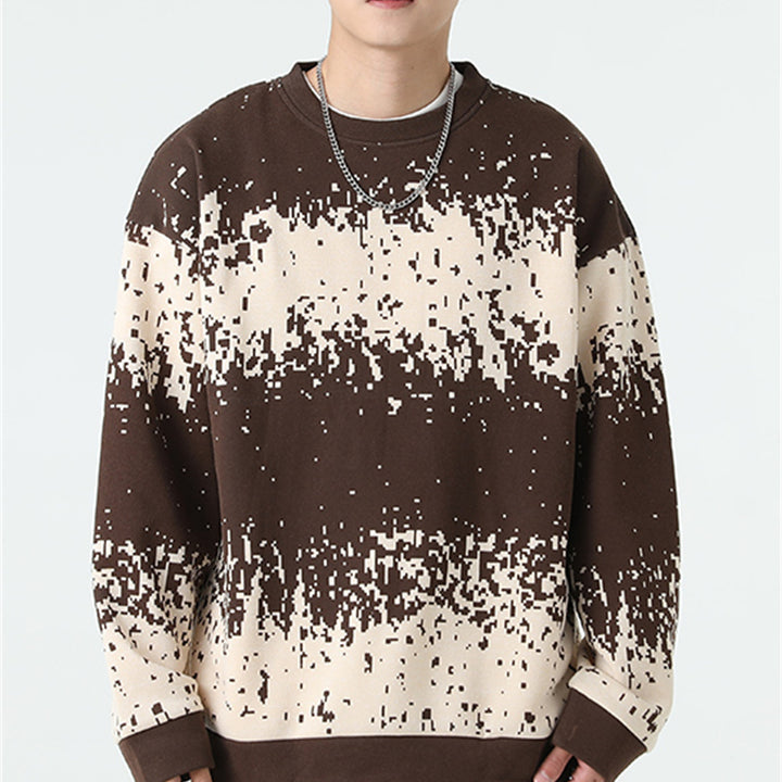 Men's sweatshirt with modern digital print Lune London