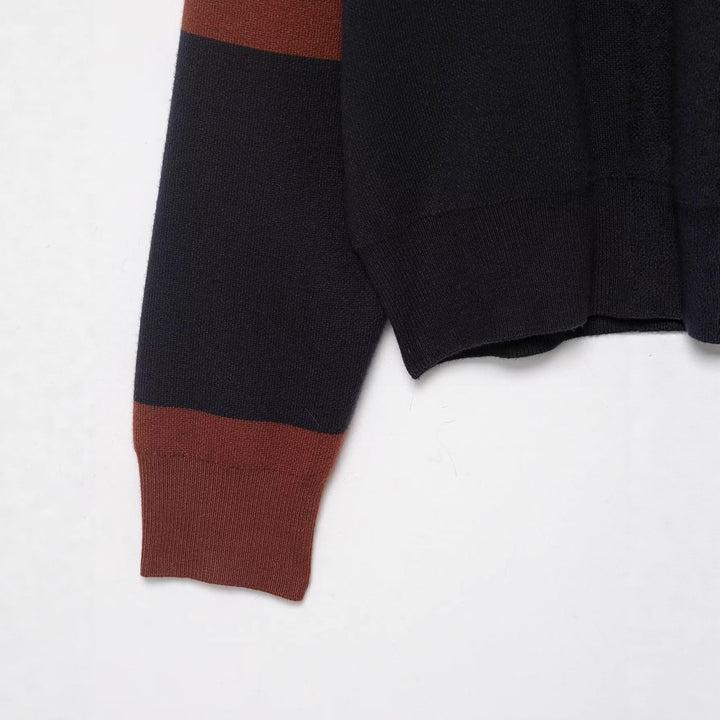 Pull polo décontracté pour femmes avec épaules tombantes Chic & Stil