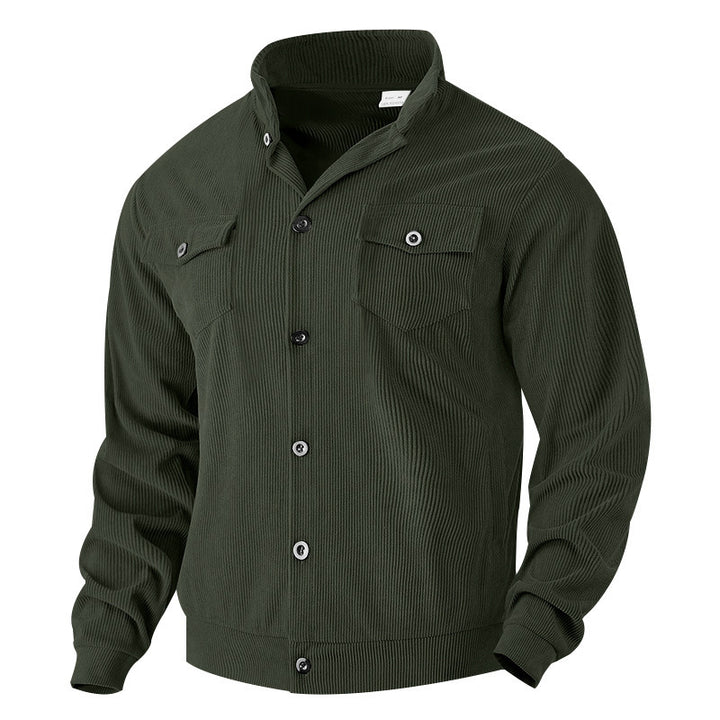 Modern fit corduroy jacket for men with chest pockets Lune London