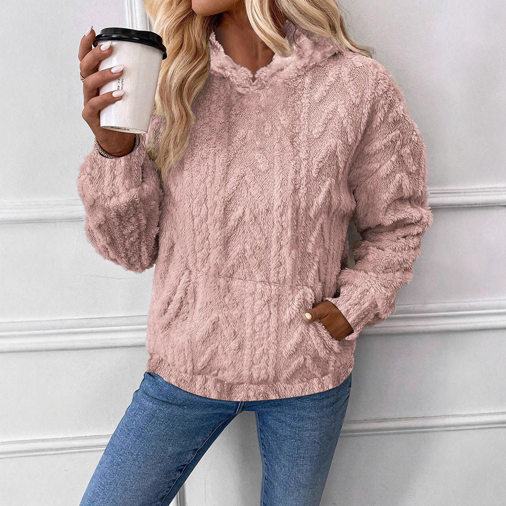 Ladies Soft Hoodie with Kangaroo Pocket Amarae