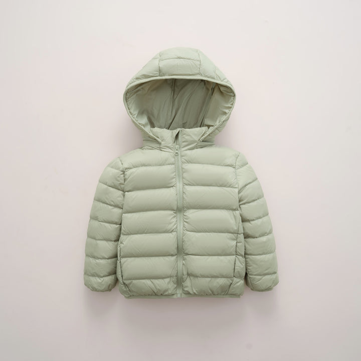 Ladies warm quilted jacket with hood Amarae