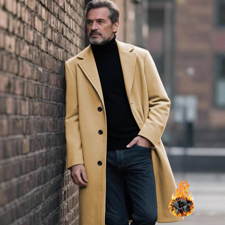 Elegant wool coat for men Lune London