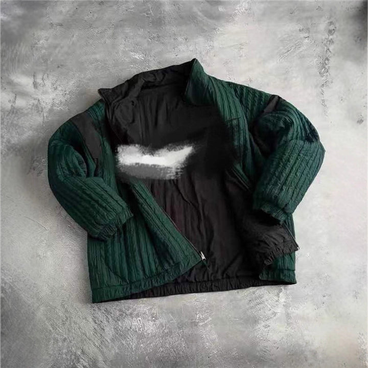 Veste matelassée pour femmes avec col haut et fermeture éclair dissimulée Chic & Stil
