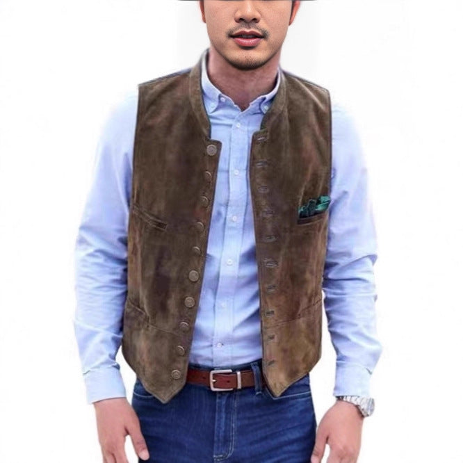Elegant suede jacket for men Amarae