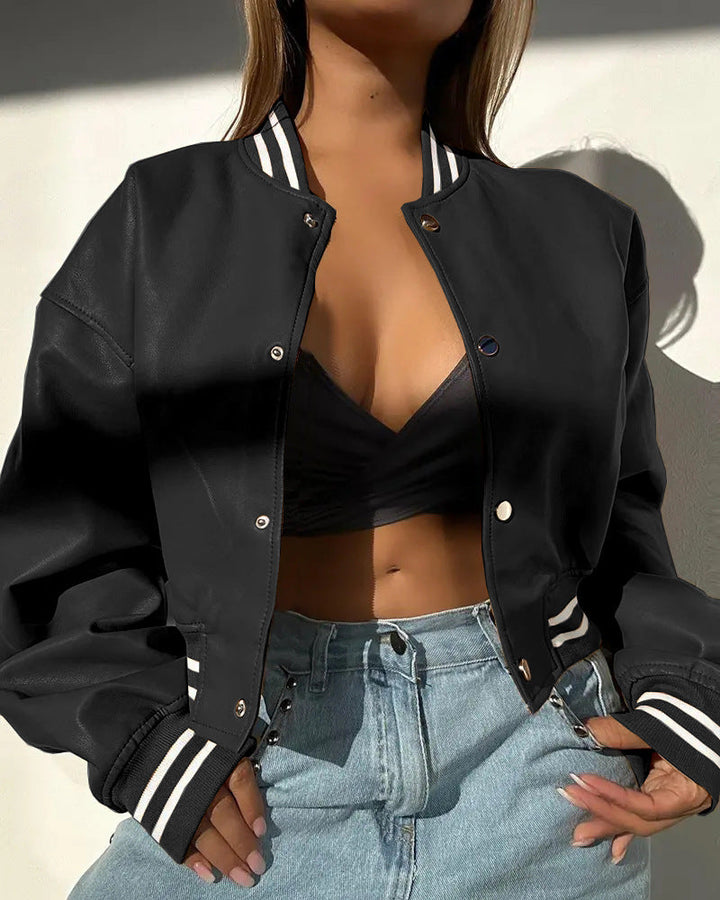 Women's sports jacket in a modern design with contrasting stripes Lune London