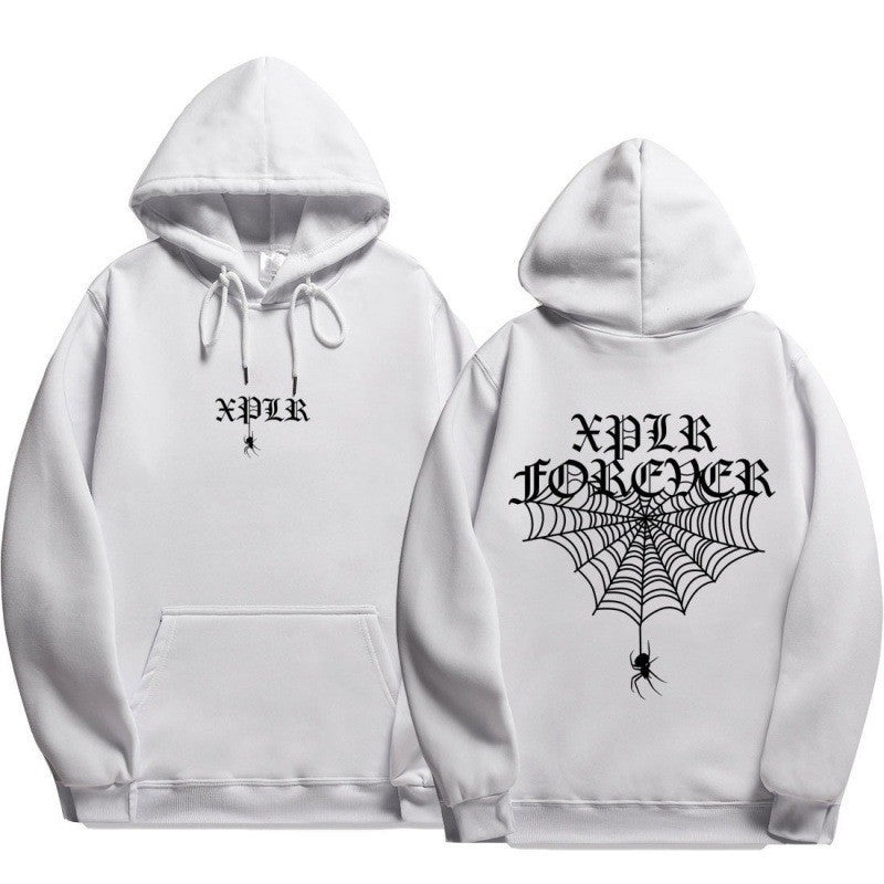 Women’s hoodie with cool graphic prints and kangaroo pocket Chic & Stil