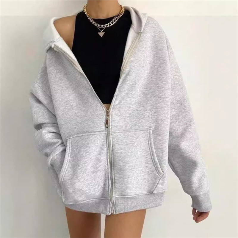Oversized zip-up jacket for women Lune London