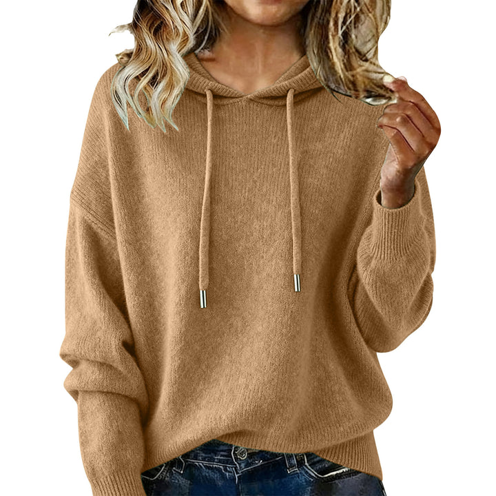 Sweat à capuche surdimensionné pour femmes avec design texturé et cordon de serrage Chic & Stil