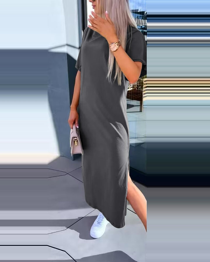 Lune London oversized midi T-shirt dress for women
