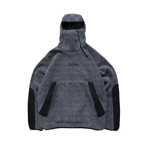 Pull en polaire pour femme avec col haut et poches pratiques Chic & Stil