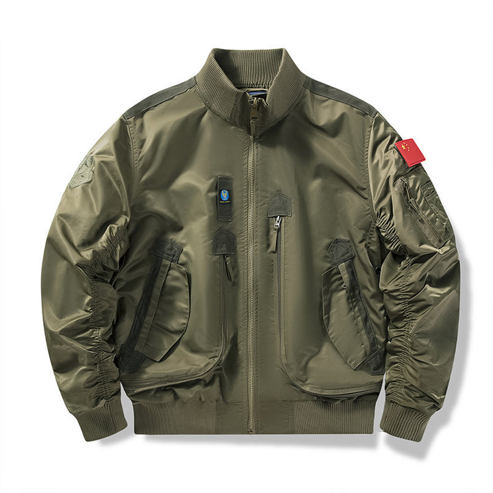 Amarae multifunctional technical bomber jacket for men