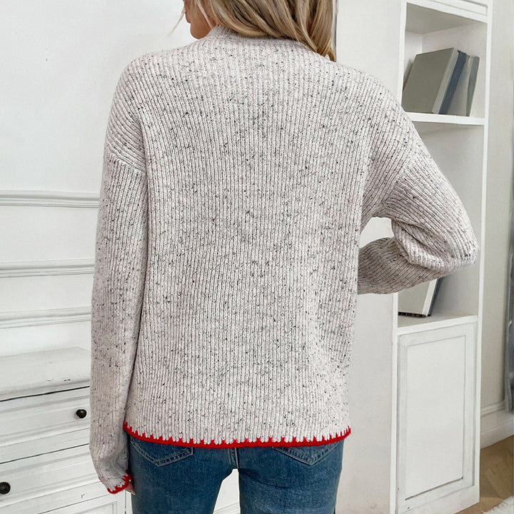 Sweater pour femme avec appliqué en forme de cœur Chic & Stil
