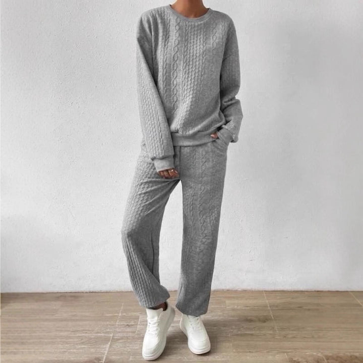 Ensemble tricot confortable pour femmes avec coupe décontractée Chic & Stil