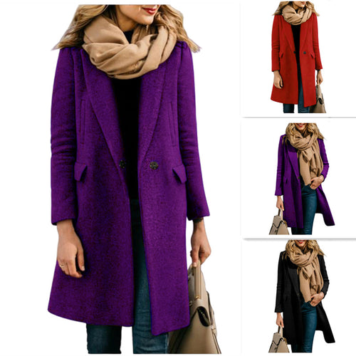 Women elegant cut coat Amarae