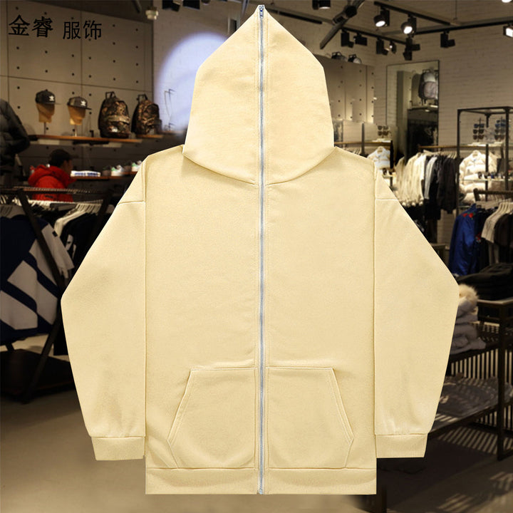 Ladies leisure hoodie with zip closure and practical side pockets Lune London