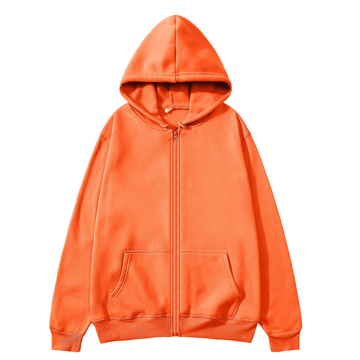 Hooded jacket for women with full zip and large kangaroo pockets Lune London