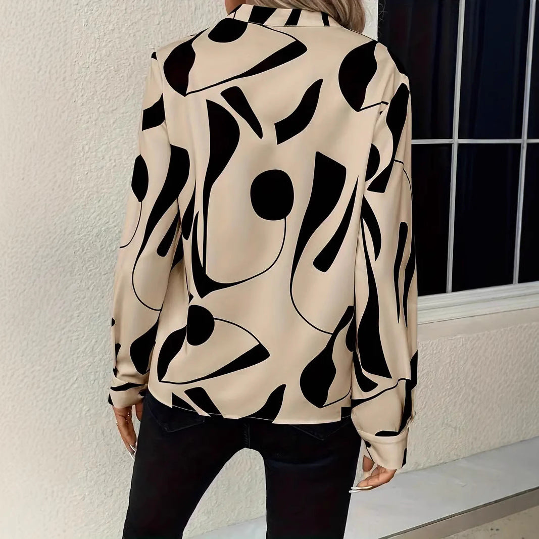 Haute couture blouse for women with modern pattern Lune London