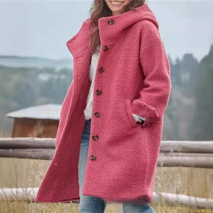 Ladies Oversized Wool Coat Amarae