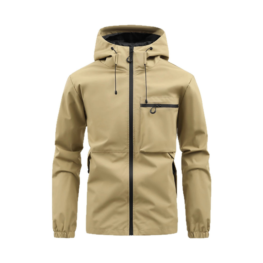 Veste de pluie respirante pour hommes avec capuche réglable Lune London