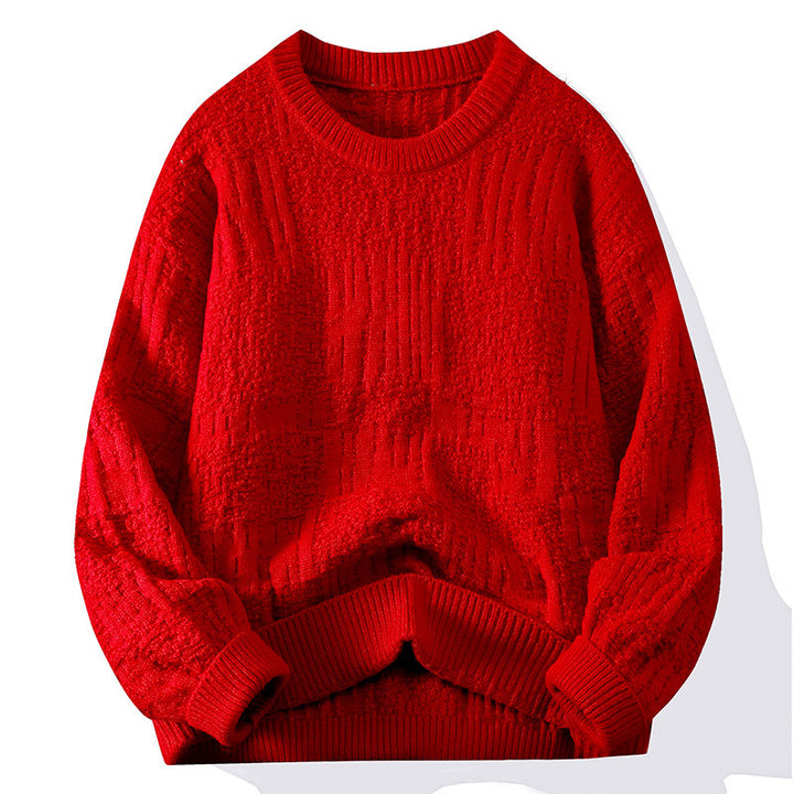 Knit sweater for women with structured pattern Lune London