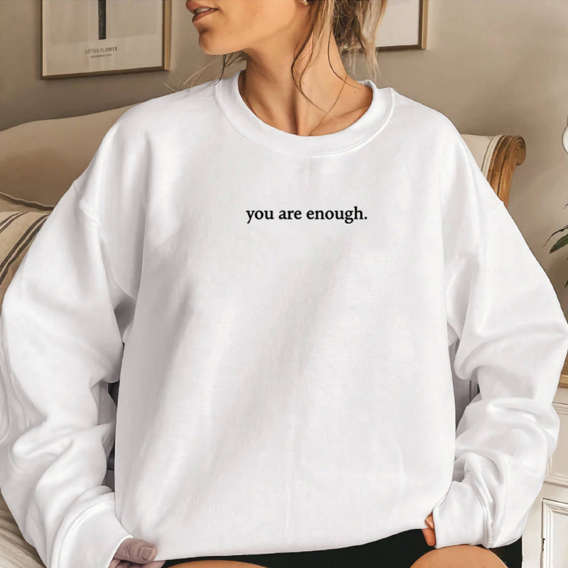 Women's sweatshirt with inspiring lettering Lune London