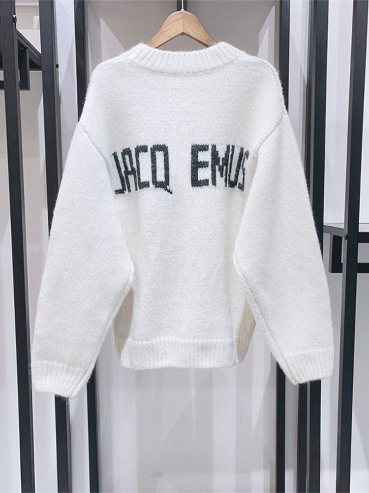 Femmes Pull en Tricot Confortable avec Imprimé Accrocheur Chic & Stil
