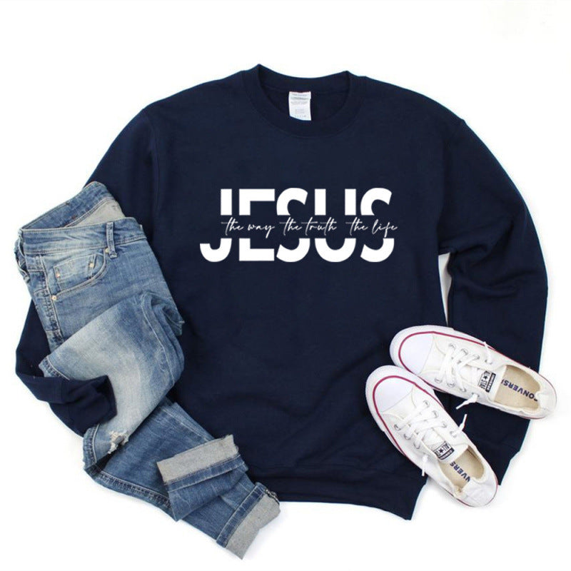 Women's casual sweatshirt with inspirational quote and high wearing comfort Lune London