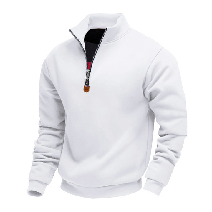 Men's Sweatshirt with Stand-Up Collar Amarae