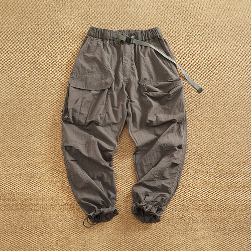 Women’s cargo pants with elastic waist and multifunctional pockets Amarae