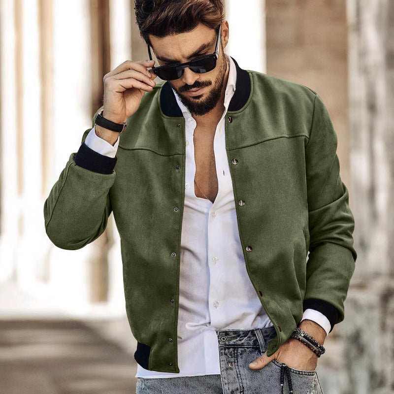 Sporty bomber jacket for men with practical zip pockets Lune London