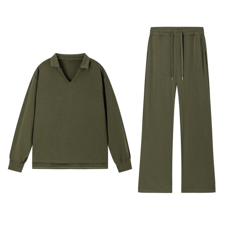 Ensemble de sweat-shirt et pantalon de loisirs pour femmes Chic & Stil