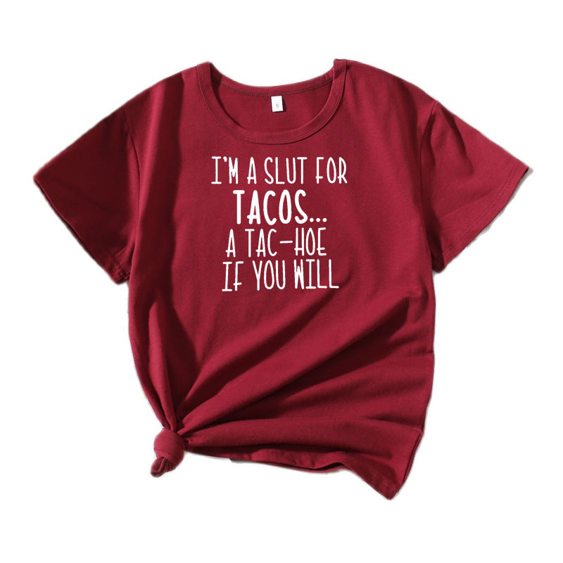 Women's Funny Foodie Humor T-Shirt Lune London
