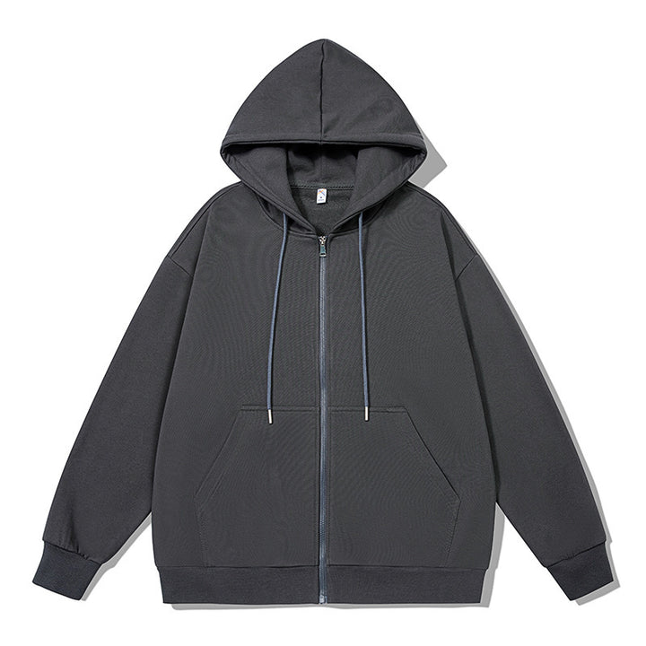 Women's zip hoodie with practical pockets and soft inner lining Chic & Stil