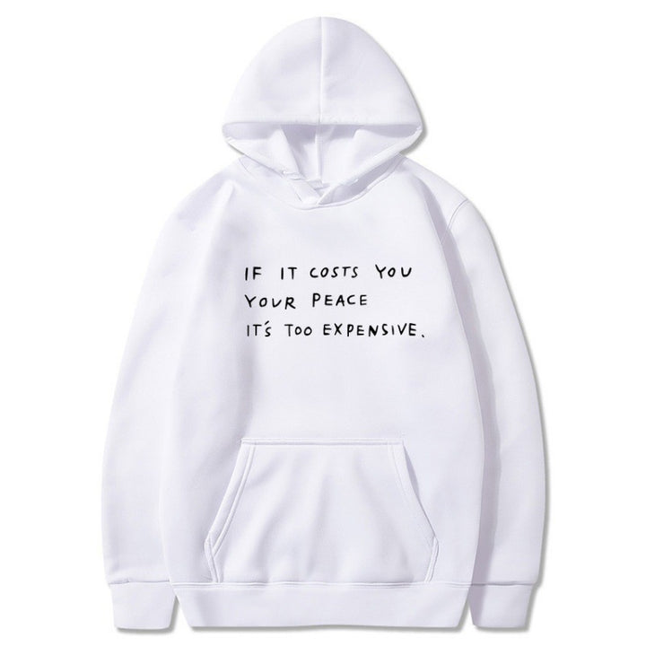 Women's hoodie with inspiring quote and comfortable fit Lune London