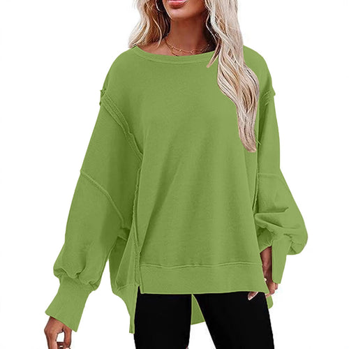 Ladies Oversized Sweatshirt with Balloon Sleeves Amarae